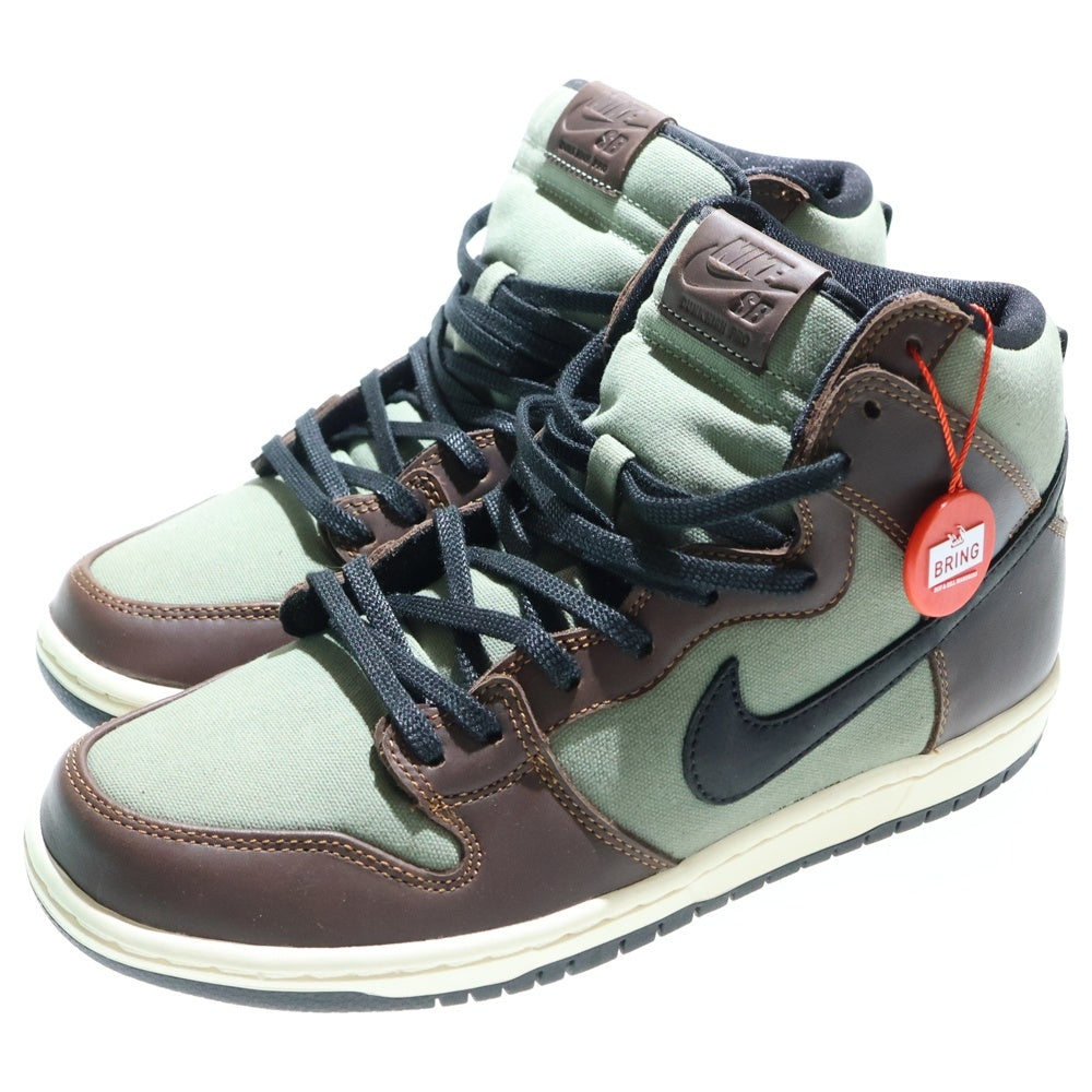 NIKE(ナイキ) SB DUNK HIGH BAROQUE BROWN ダンク バロックブラウン ハイカットスニーカー ブラウン/カーキ US8/26cm BQ6826-201