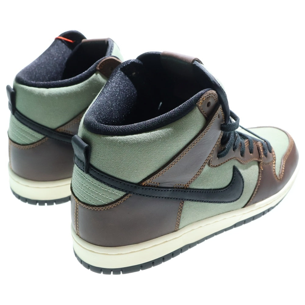 NIKE(ナイキ) SB DUNK HIGH BAROQUE BROWN ダンク バロックブラウン ハイカットスニーカー ブラウン/カーキ US8/26cm BQ6826-201