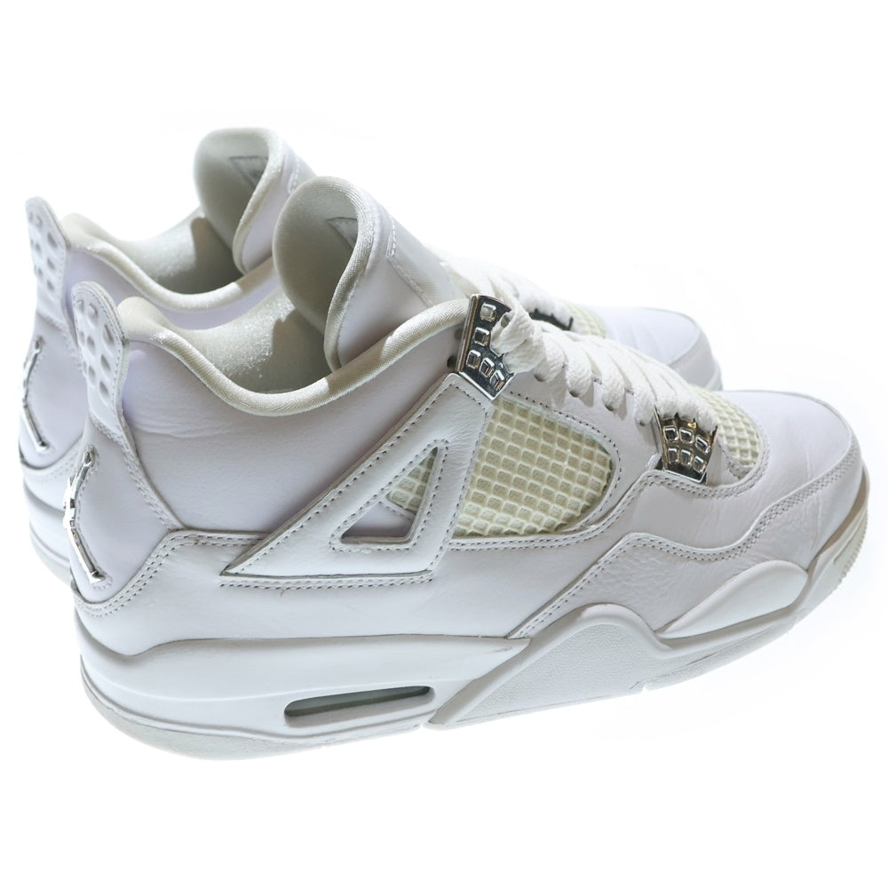 NIKE(ナイキ) AIR JORDAN 4 PURE MONEY エアジョーダン4 ピュアマネー ハイカットスニーカー ホワイト US8.5/26.5cm 308497-100