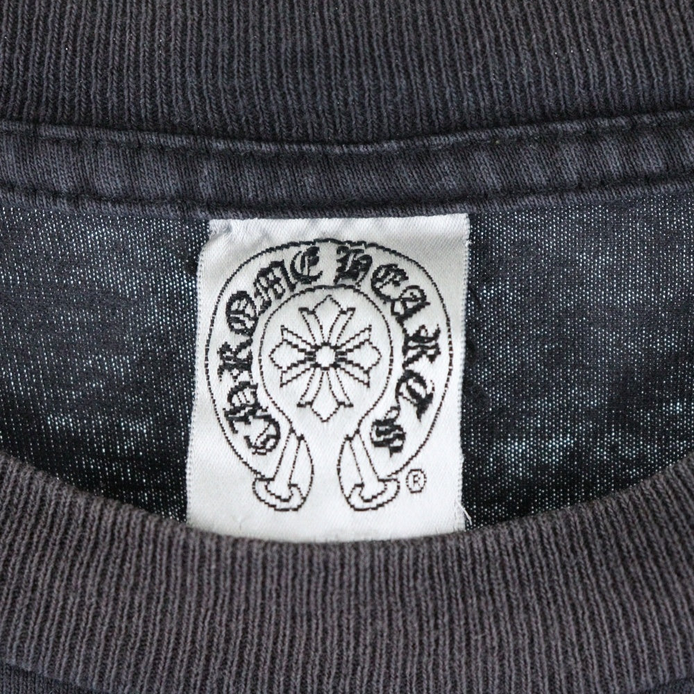 CHROME HEARTS(クロムハーツ) OLD Scroll Label オールド バックスクロールラベル クルーネック 半袖Tシャツ カットソー ブラック