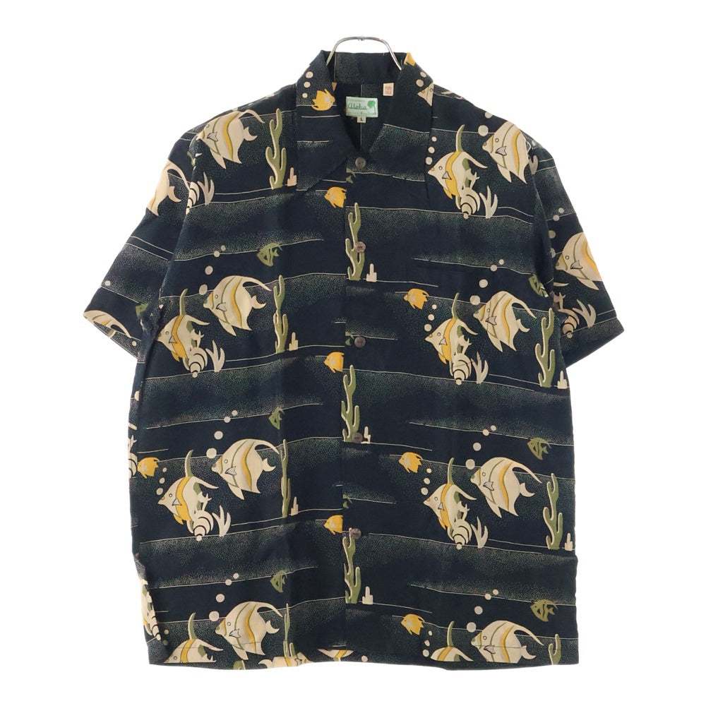SUN SURF(サンサーフ) SPECIAL EDITION ALOHA KIHIKIHI 総柄 レーヨン アロハ 半袖シャツ マルチ SS30210