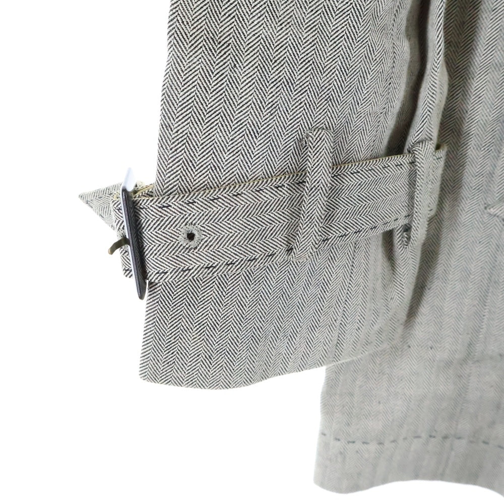 NO BRAND(ノーブランド) OLD ENGLAND 襟付きコート グレー