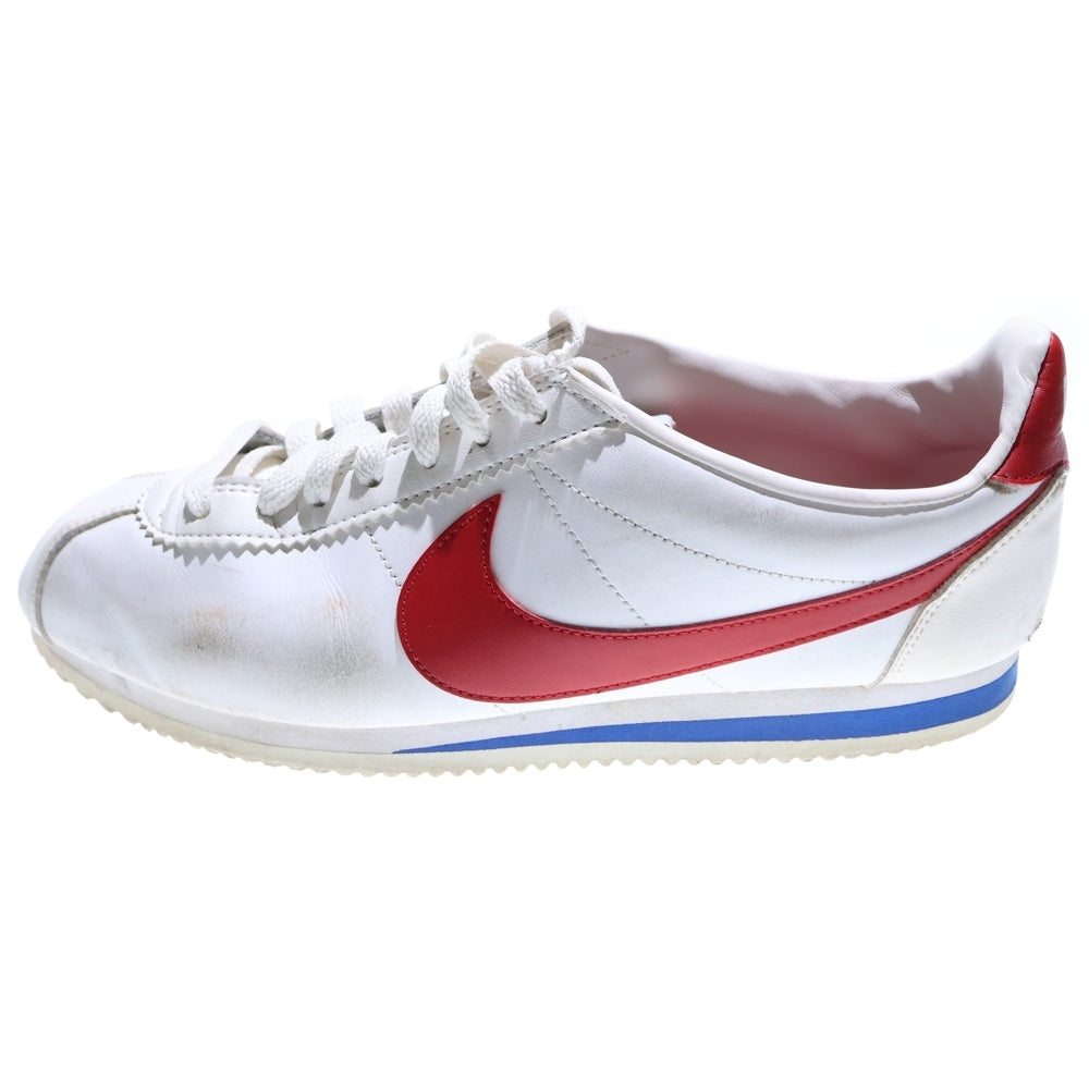 NIKE(ナイキ) CLASSIC CORTEZ クラシックコルテッツ ローカットスニーカー ホワイト/レッド 807471-103 US10/28cm