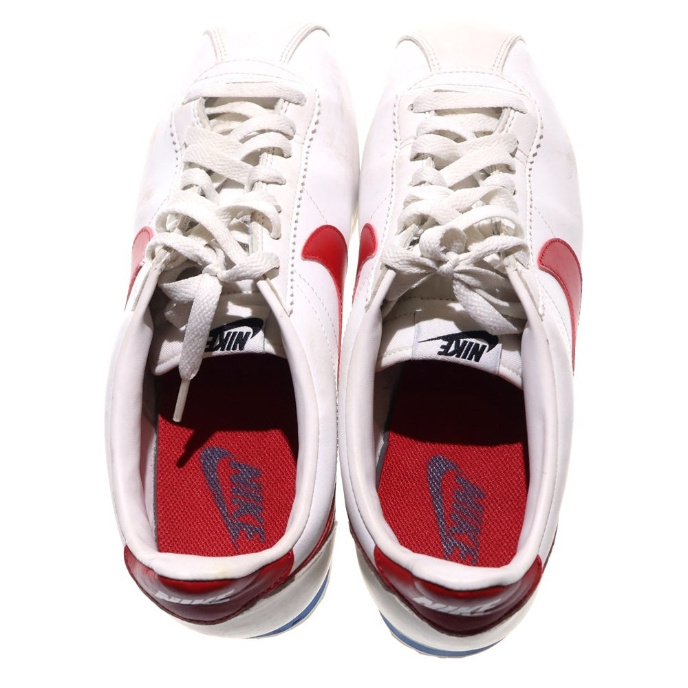 NIKE(ナイキ) CLASSIC CORTEZ クラシックコルテッツ ローカットスニーカー ホワイト/レッド 807471-103 US10/28cm