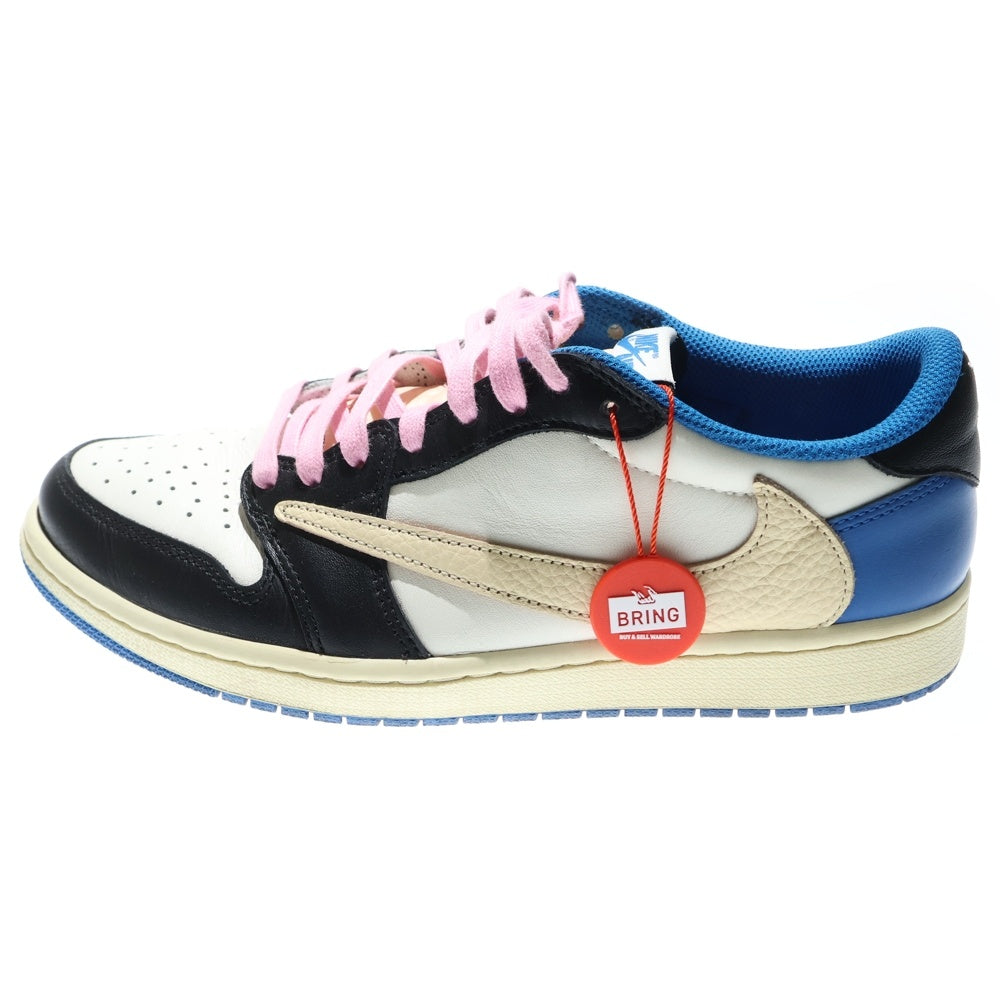 NIKE(ナイキ) ×TRAVIS SCOTT FRAGMENT DESIGN AIR JORDAN 1 LOW OG SP トラヴィススコット フラグメント エアジョーダン1 ローカットスニーカー US9/27cm DM7866-140