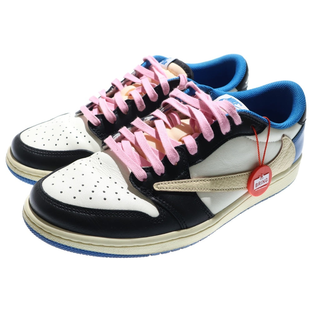 NIKE(ナイキ) ×TRAVIS SCOTT FRAGMENT DESIGN AIR JORDAN 1 LOW OG SP トラヴィススコット フラグメント エアジョーダン1 ローカットスニーカー US9/27cm DM7866-140