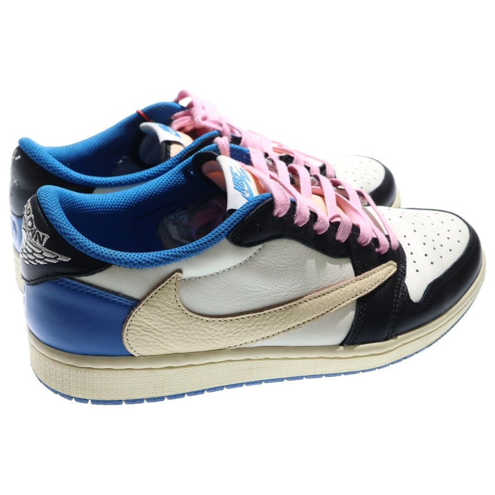 NIKE(ナイキ) ×TRAVIS SCOTT FRAGMENT DESIGN AIR JORDAN 1 LOW OG SP トラヴィススコット フラグメント エアジョーダン1 ローカットスニーカー US9/27cm DM7866-140