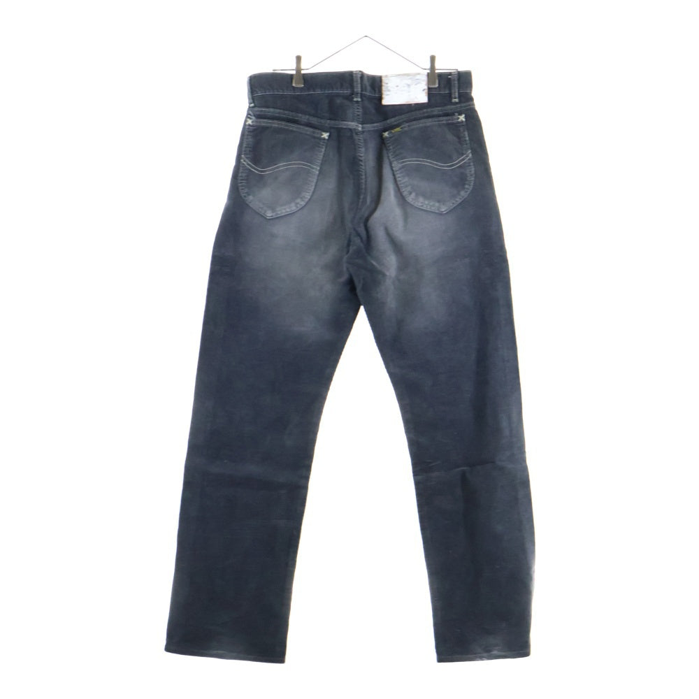 LEE(リー) × Foundation Addict ファンデーションアディクト カラーストーン コーデュロイパンツ ブラック