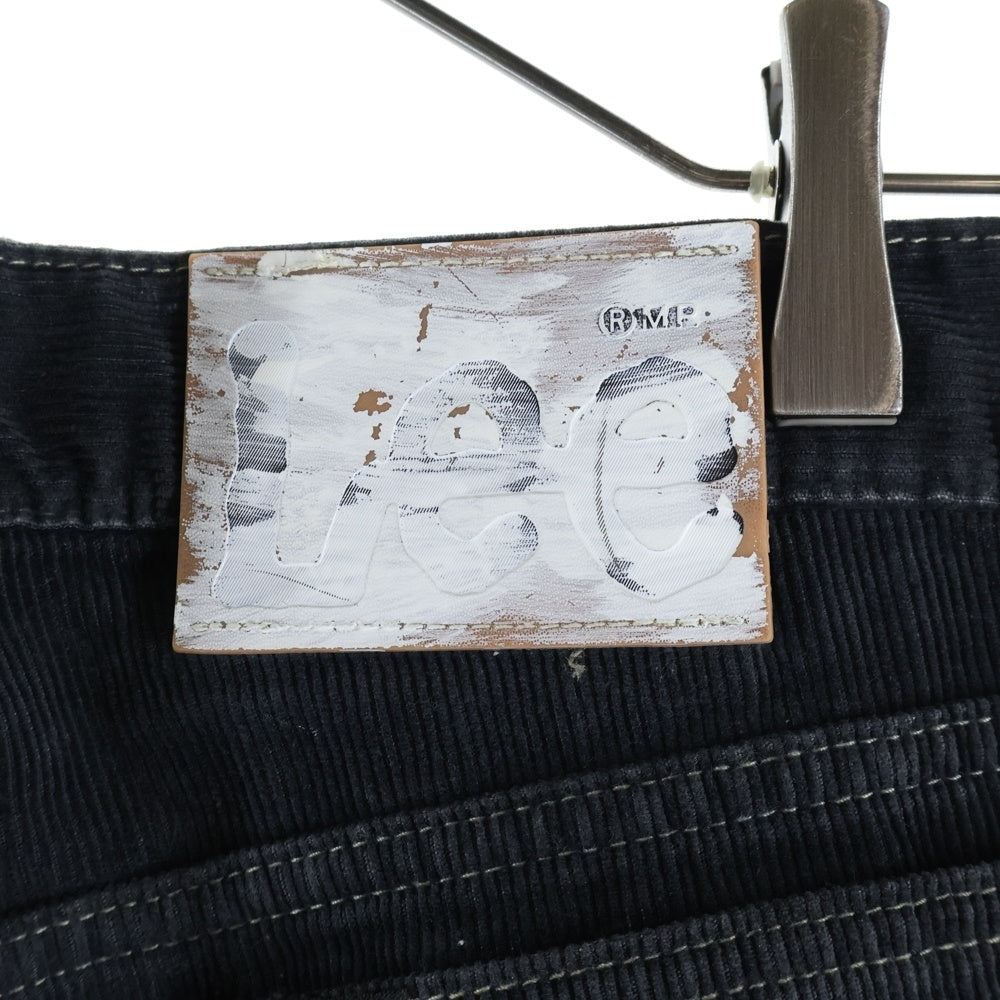 LEE(リー) × Foundation Addict ファンデーションアディクト カラーストーン コーデュロイパンツ ブラック