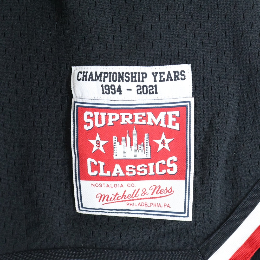 SUPREME(シュプリーム) 21SS Mitchell & Ness Basketball Short ミッチェルアンドネス バスケットボール ショーツ ハーフパンツ ブラック