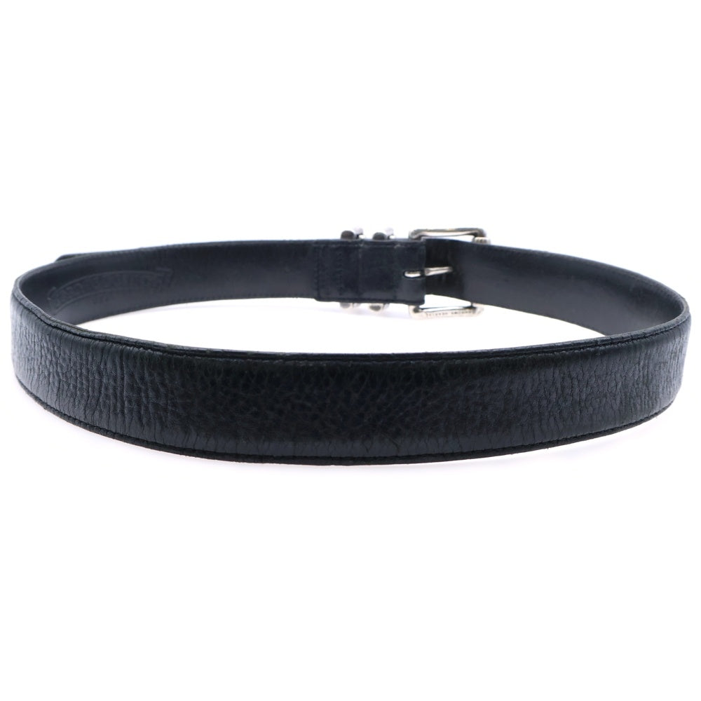 CHROME HEARTS(クロムハーツ) BLT ROLLER 3PC1.5 1.5inch 3PCローラー レザーベルト ブラック/シルバー