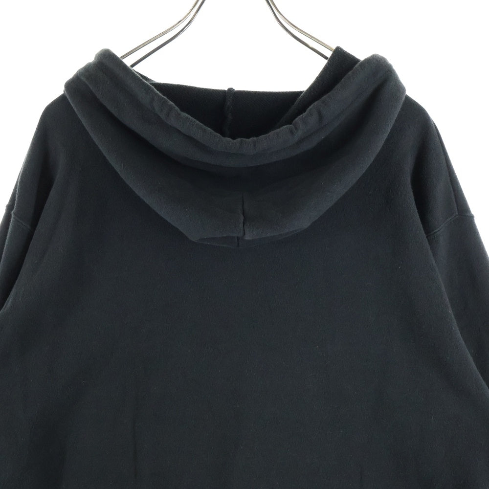 COMME des GARCONS(コムデギャルソン) フロントプリント プルオーバーパーカー フーディー ブラック IO-T001