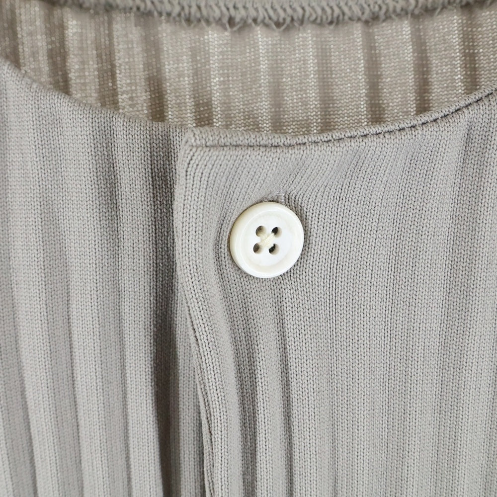 Stein(シュタイン) 21SS PLEATED KNIT CARDIGAN プリーテッド ニット カーディガン ベージュ