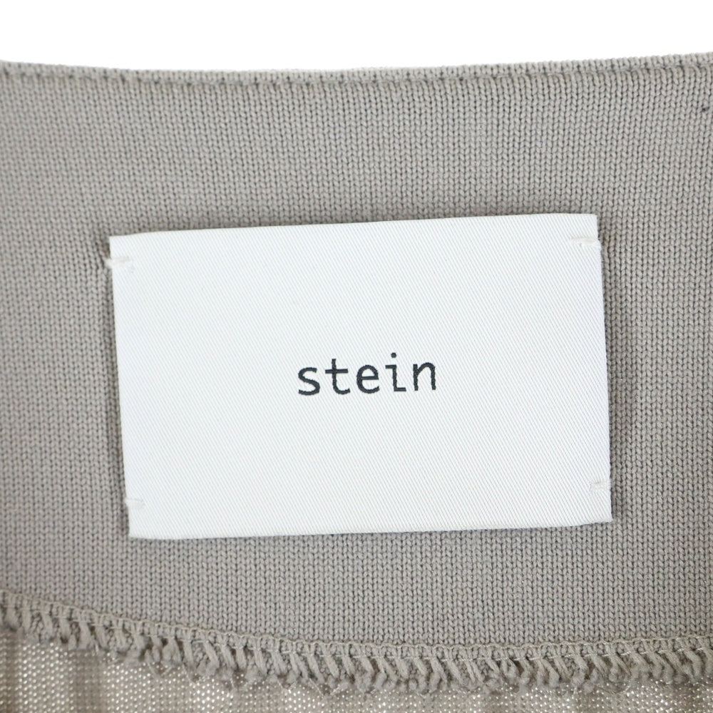 Stein(シュタイン) 21SS PLEATED KNIT CARDIGAN プリーテッド ニット カーディガン ベージュ
