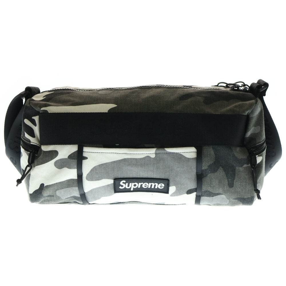 SUPREME(シュプリーム) 25SS Utility Bag Snow Camo ユーティリティ バッグ スノーカモ ショルダーバッグ グレー/ブラック