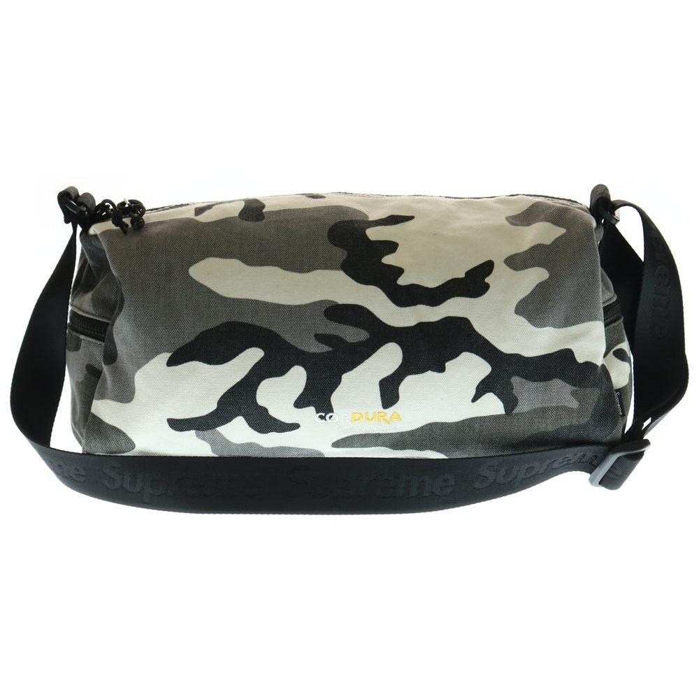 SUPREME(シュプリーム) 25SS Utility Bag Snow Camo ユーティリティ バッグ スノーカモ ショルダーバッグ グレー/ブラック