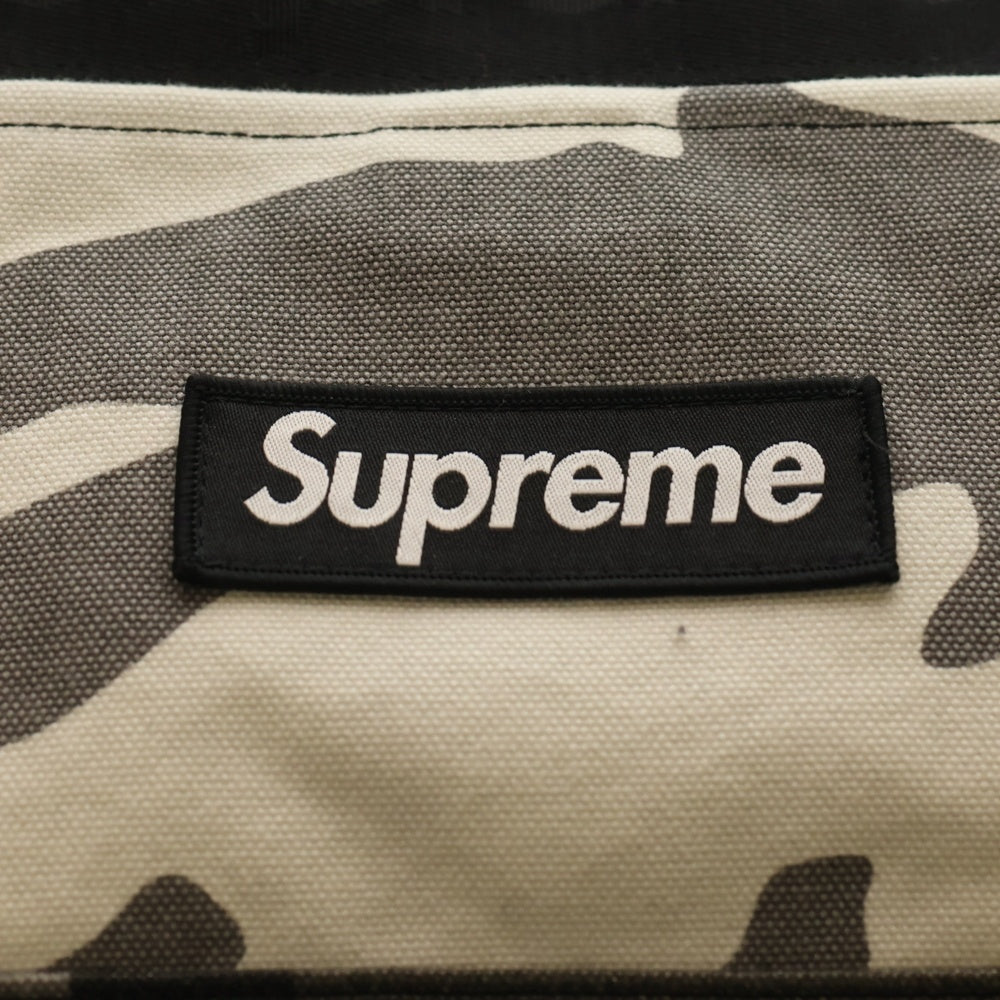 SUPREME(シュプリーム) 25SS Utility Bag Snow Camo ユーティリティ バッグ スノーカモ ショルダーバッグ グレー/ブラック