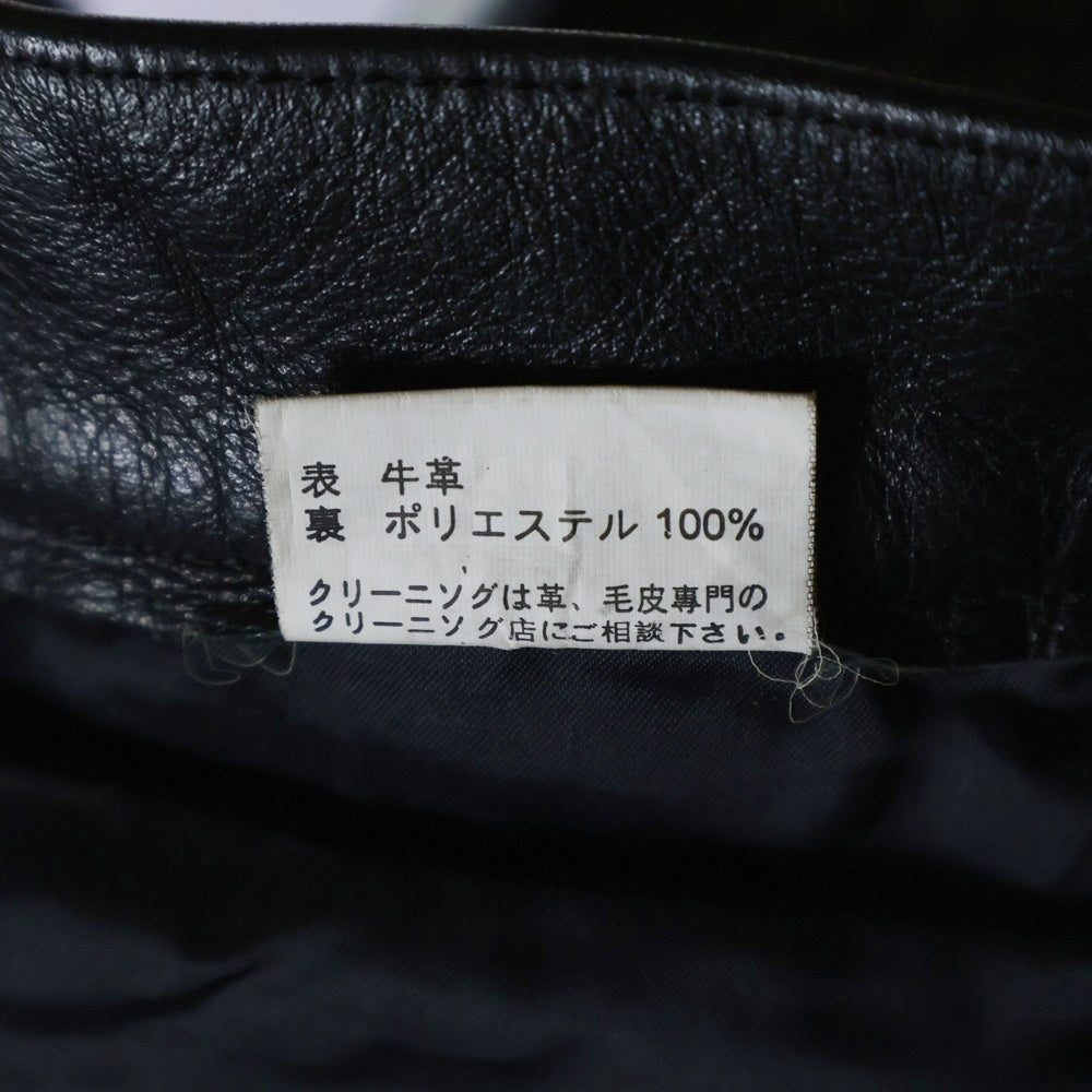KUSHITANI(クシタニ) 牛革 レザー バイカーパンツ ブラック