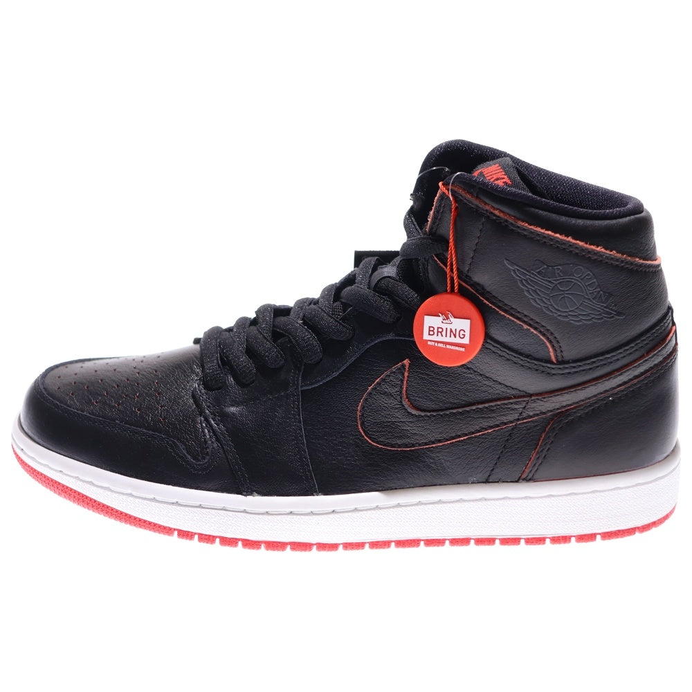 NIKE SB(ナイキエスビー) JORDAN 1 QS LANCE MOUNTAIN ジョーダン 1 クイックストライク ランス マウンテン ハイカットスニーカー ブラック US10/28cm 653532-002