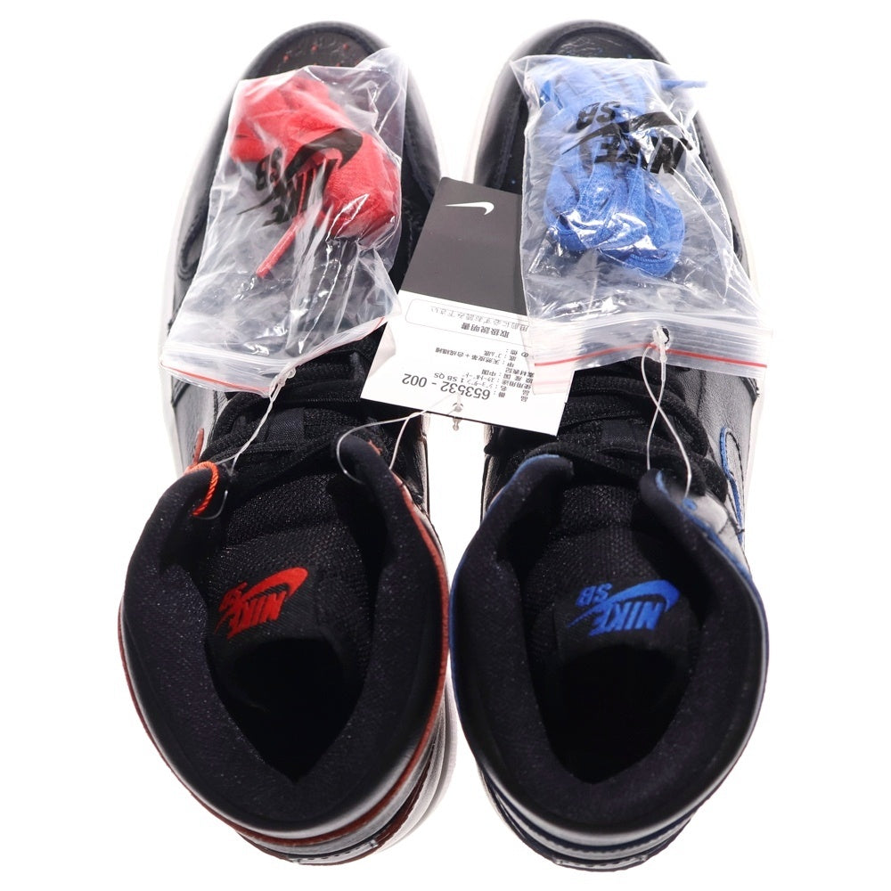 NIKE SB(ナイキエスビー) JORDAN 1 QS LANCE MOUNTAIN ジョーダン 1 クイックストライク ランス マウンテン ハイカットスニーカー ブラック US10/28cm 653532-002