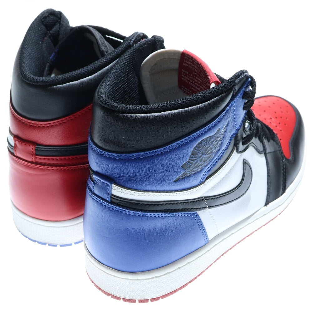 NIKE(ナイキ) AIR JORDAN 1 RETRO HIGH OG TOP 3 エアジョーダン1 トップ3 ハイカットスニーカー レッド/ブラック/ブルー US9.5/27.5cm 555088-026