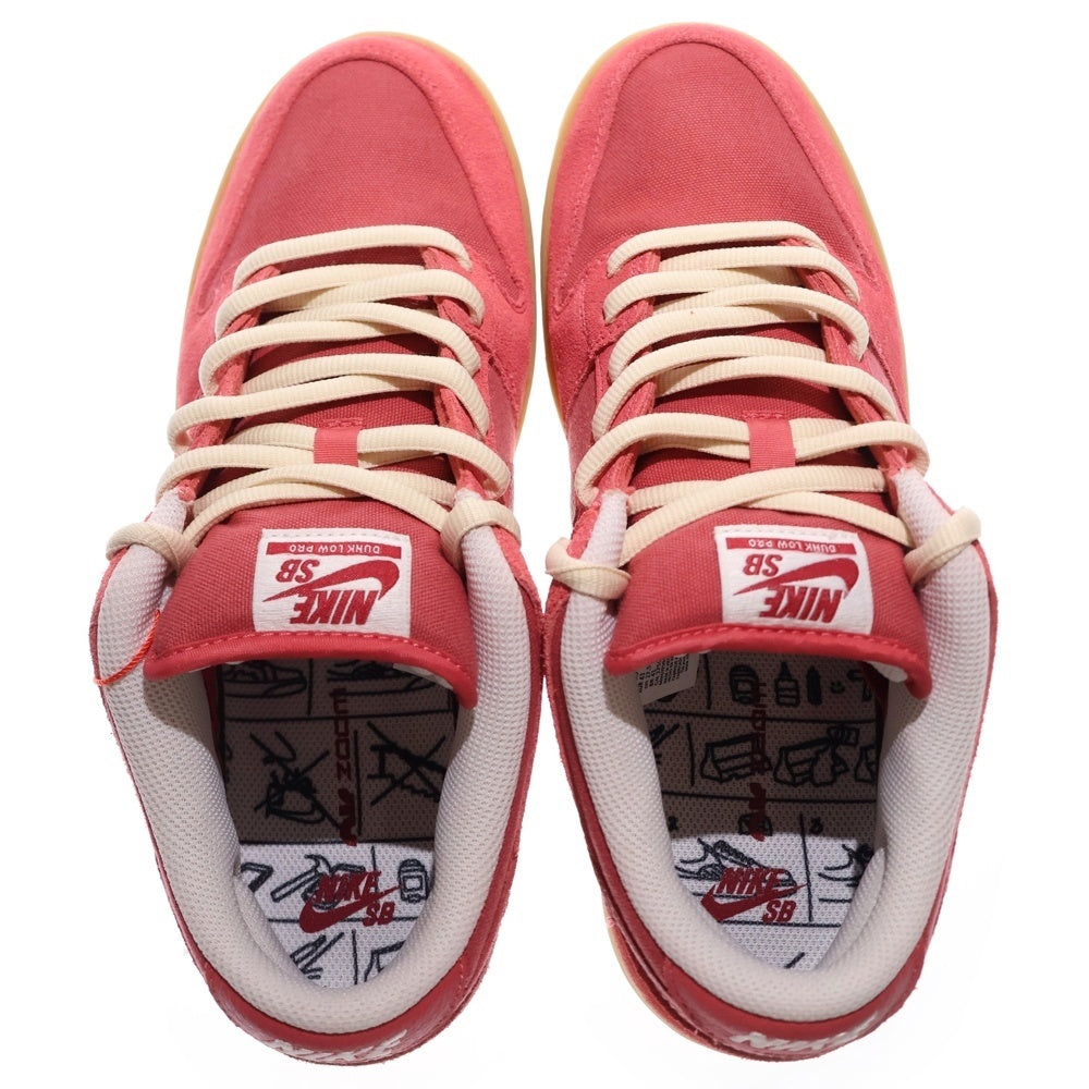 NIKE(ナイキ) DUNK LOW ADOBE ダンク アドビ ローカットスニーカー レッド US9.5/27.5cm DV5429-600