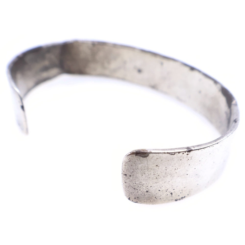 INDIAN JEWELRY(インディアンジュエリー) ナバホ族 Mary Bill メアリービル スタンプワーク バングル ブレスレット シルバー