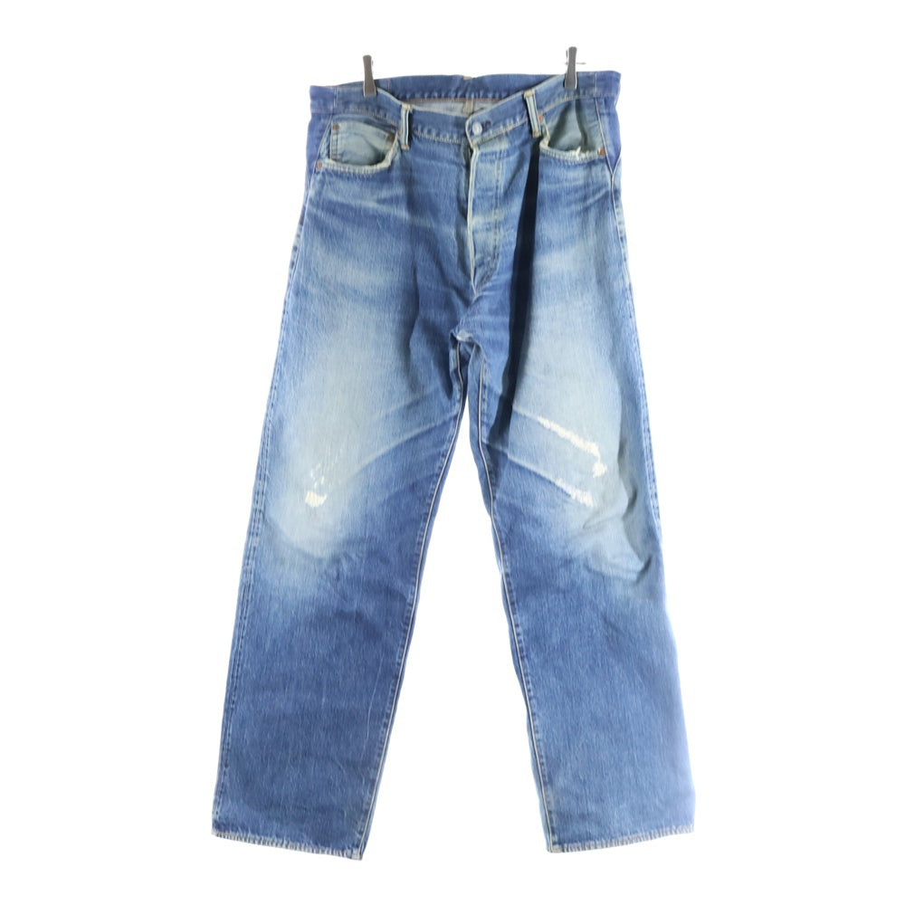 EVISU カモメ デニム 白 EVISU(エビス) 白カモメ 家紋 プリント デニムパンツ インディゴ