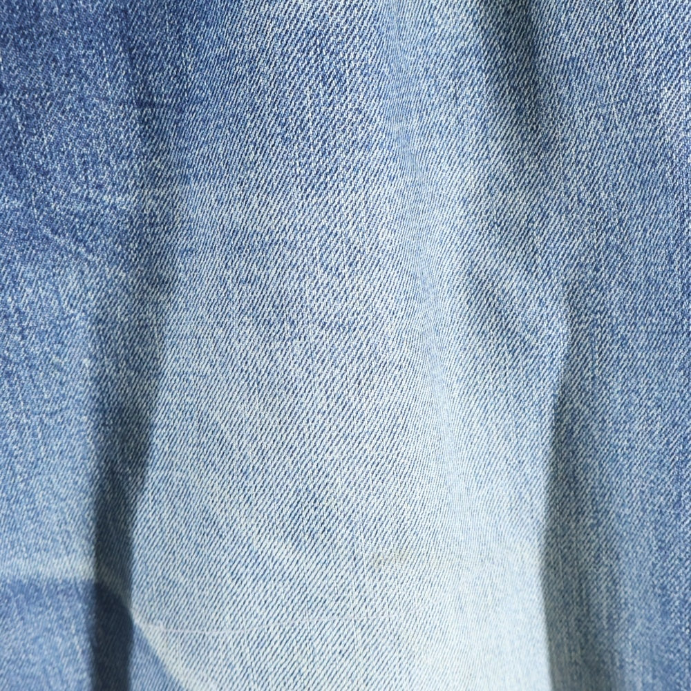 EVISU(エビス) 白カモメ 家紋 プリント デニムパンツ インディゴ