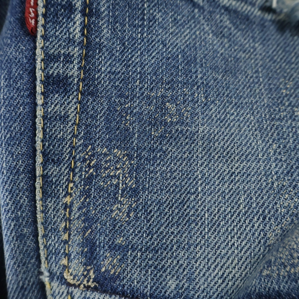 EVISU(エビス) 白カモメ 家紋 プリント デニムパンツ インディゴ