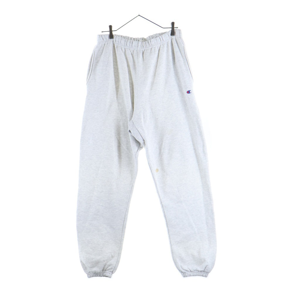 CHAMPION(チャンピオン) ロゴワッペン付き スウェットパンツ グレー