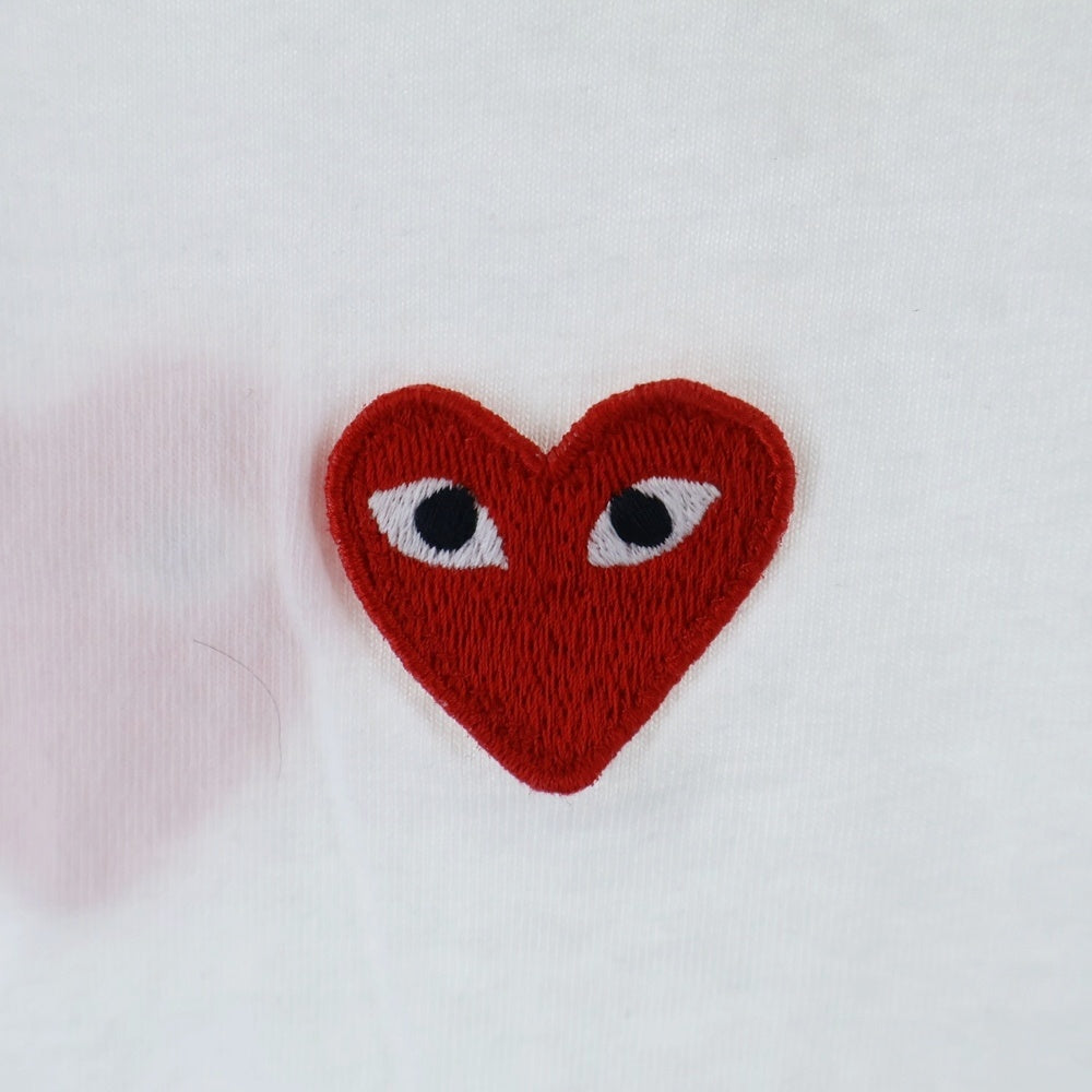 PLAY COMME des GARCONS(プレイコムデギャルソン) ×NIKE ナイキ フロント ロゴプリント 半袖Tシャツ カットソー ホワイト AE-T401