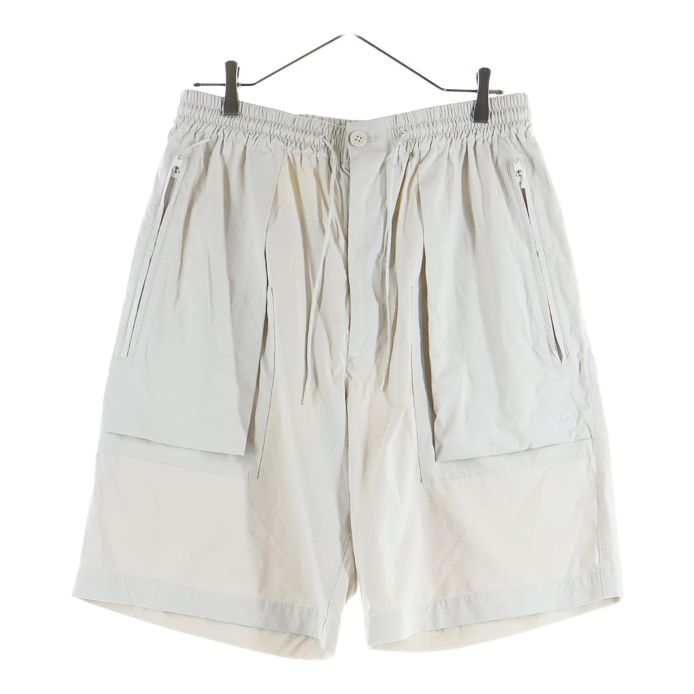 Y-3(ワイスリー) Ripstop Utility Shorts リップストップ ユーティリティ ナイロンショーツ ショートパンツ ベージュ HG6244
