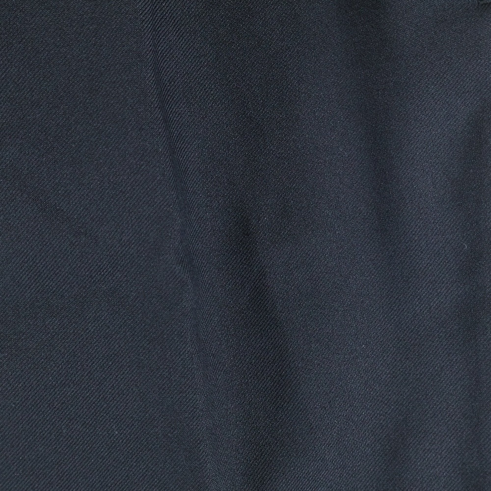 MR.OLIVE(ミスターオリーブ) RETORO POLYESTER TWILL ONE PLEATS STA-PREST TAPERED PANTS レトロ ポリエステル センタープレス テーパード パンツ ブラック M-18102