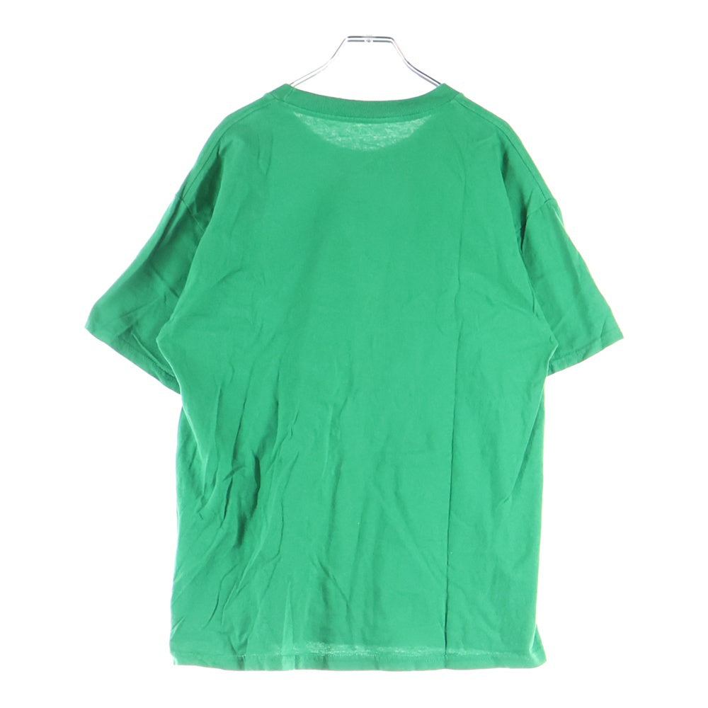 NO BRAND(ノーブランド) Christmas Story プリント 半袖カットソーTシャツ グリーン