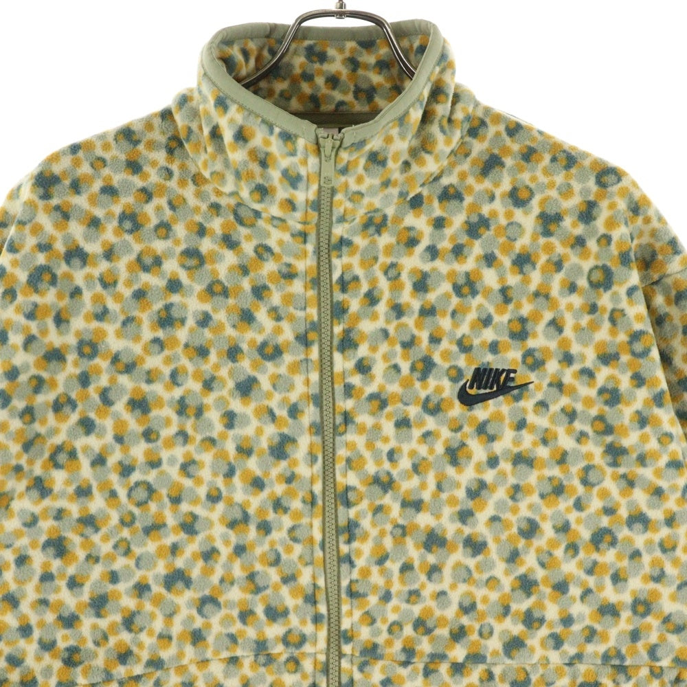NIKE(ナイキ) Club Fleece クラブ PLR フリース ドット総柄 ジャケット イエロー DX0532-783