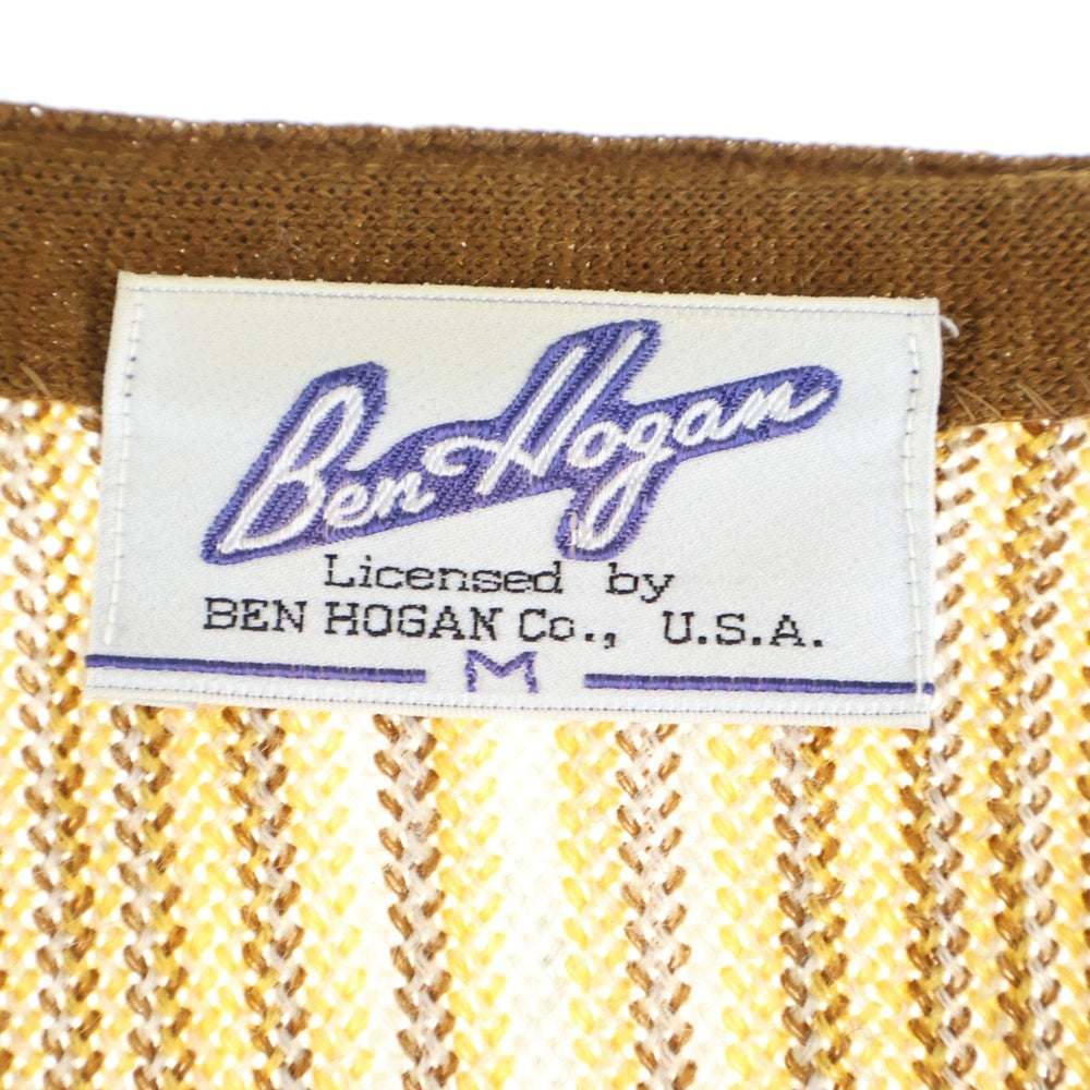 Ben Hogan(ベン・ホーガン) ニットカーディガン イエロー