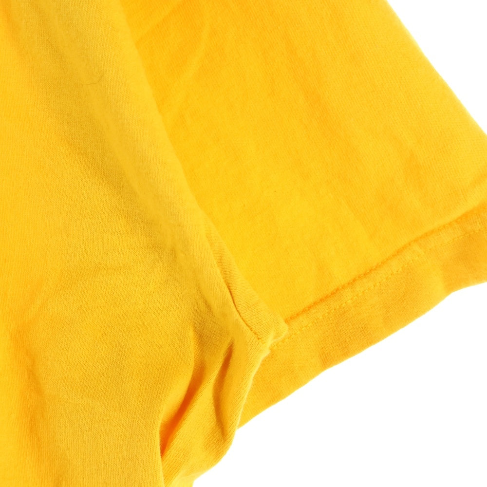 INDEPENDENT(インデペンデント) フロント ロゴプリント 半袖Tシャツ カットソー イエロー