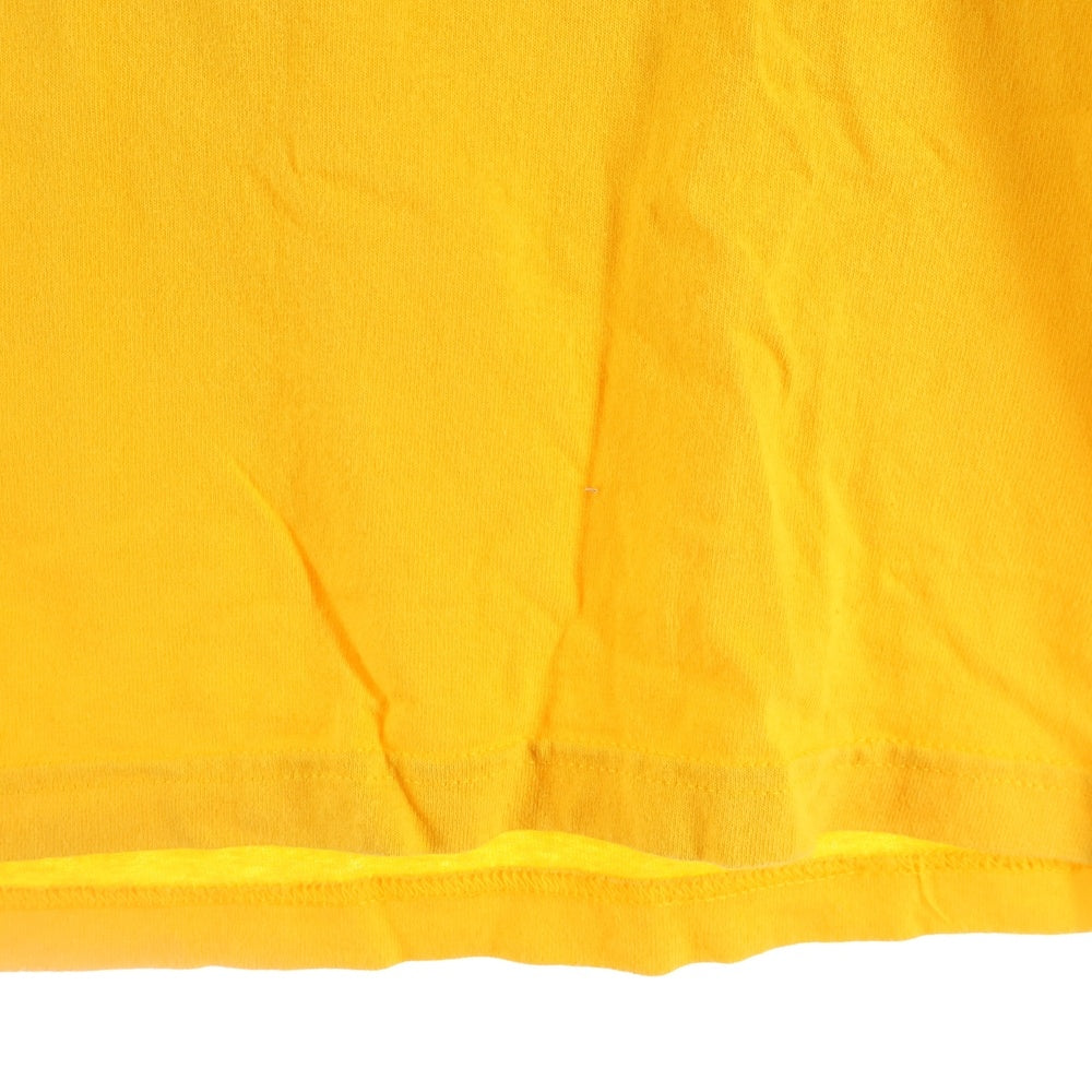 INDEPENDENT(インデペンデント) フロント ロゴプリント 半袖Tシャツ カットソー イエロー