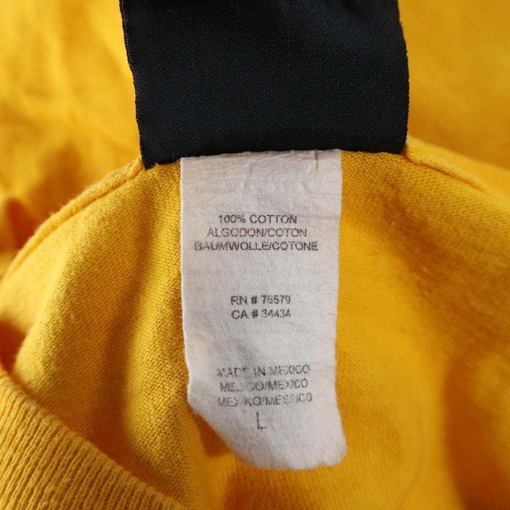 INDEPENDENT(インデペンデント) フロント ロゴプリント 半袖Tシャツ カットソー イエロー