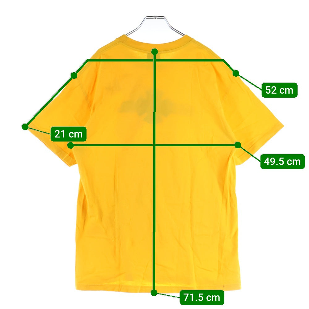 INDEPENDENT(インデペンデント) フロント ロゴプリント 半袖Tシャツ カットソー イエロー