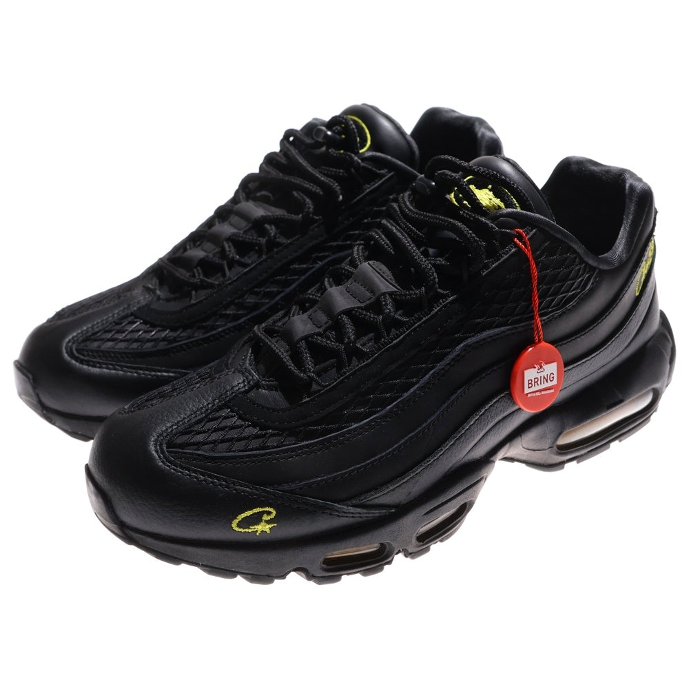 NIKE(ナイキ) ×CORTEIZ AIR MAX 95 Black and Tour Yellow コーテイズ エアマックス 95 ローカットスニーカー ブラック/イエロー US10.5/28.5cm FB2709-003