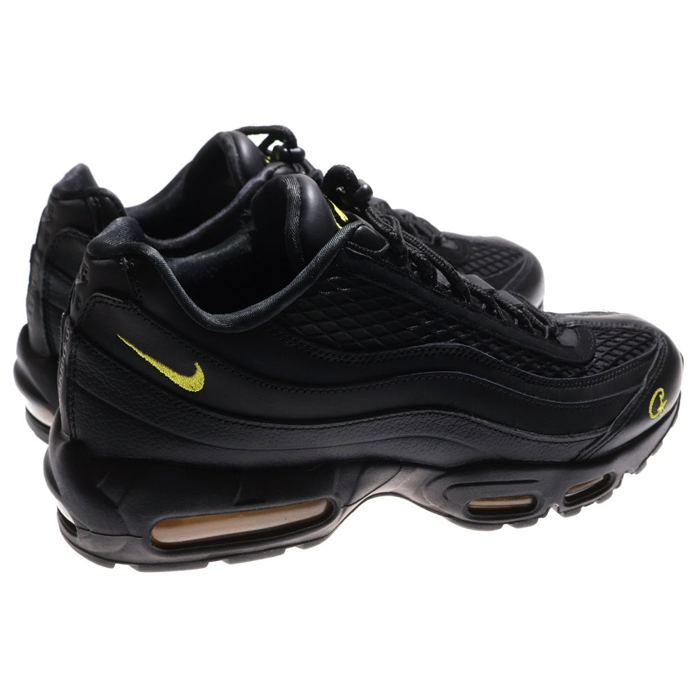 NIKE(ナイキ) ×CORTEIZ AIR MAX 95 Black and Tour Yellow コーテイズ エアマックス 95 ローカットスニーカー ブラック/イエロー US10.5/28.5cm FB2709-003