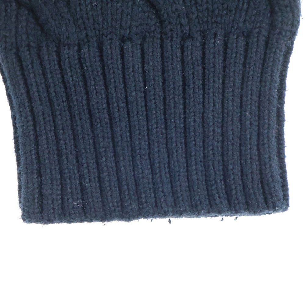 POLO RALPH LAUREN(ポロラルフローレン) スモールポニー刺繍 クルーネック コットンニット セーター ブラック