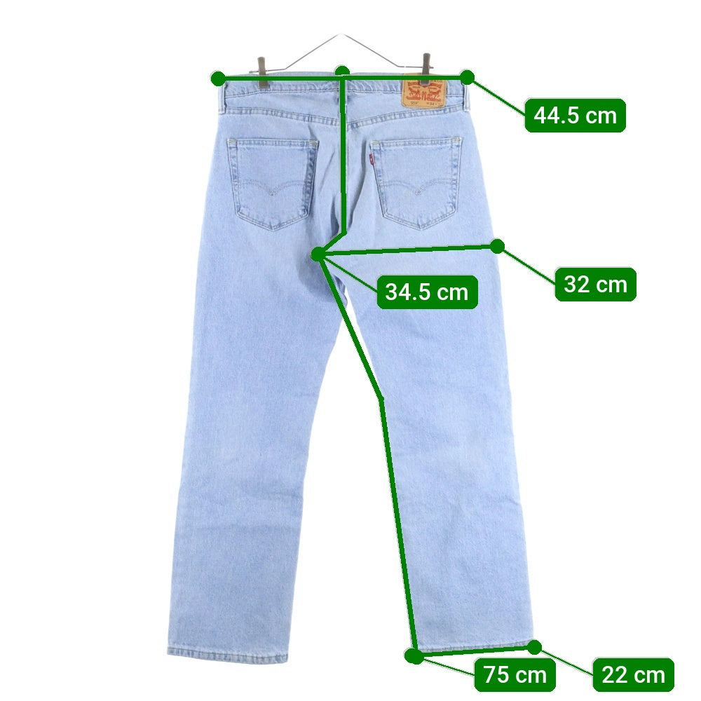 Levi's(リーバイス) 559 ボタン裏4996 ジップフライ ストレートデニムパンツ ライトブルー