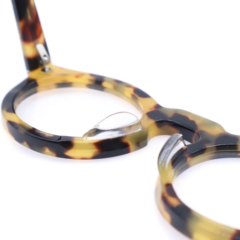 jacques durand(ジャック デュラン) PAQUES 506 ラウンド クリアレンズサングラス アイウェア メガネ ブラウン