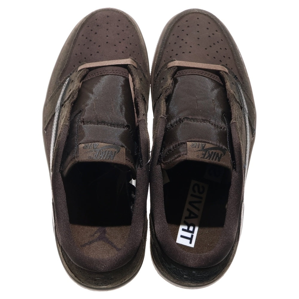 NIKE(ナイキ) ×TRAVIS SCOTT AIR JORDAN 1 LOW OG SP VELVET BROWN AND DARK MOCHA トラヴィススコット エアジョーダン1 ローカットスニーカー US8.5/26.5cm DM7866-202