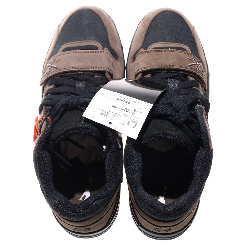 NIKE(ナイキ) ×TAVIS SCOTT JORDAN JUMPMAN JACK TR CJ1 T-REXX トラヴィス スコット ジョーダン ジャンプマンジャック ハイカットスニーカー ブラウン US9/27cm FZ8117-204