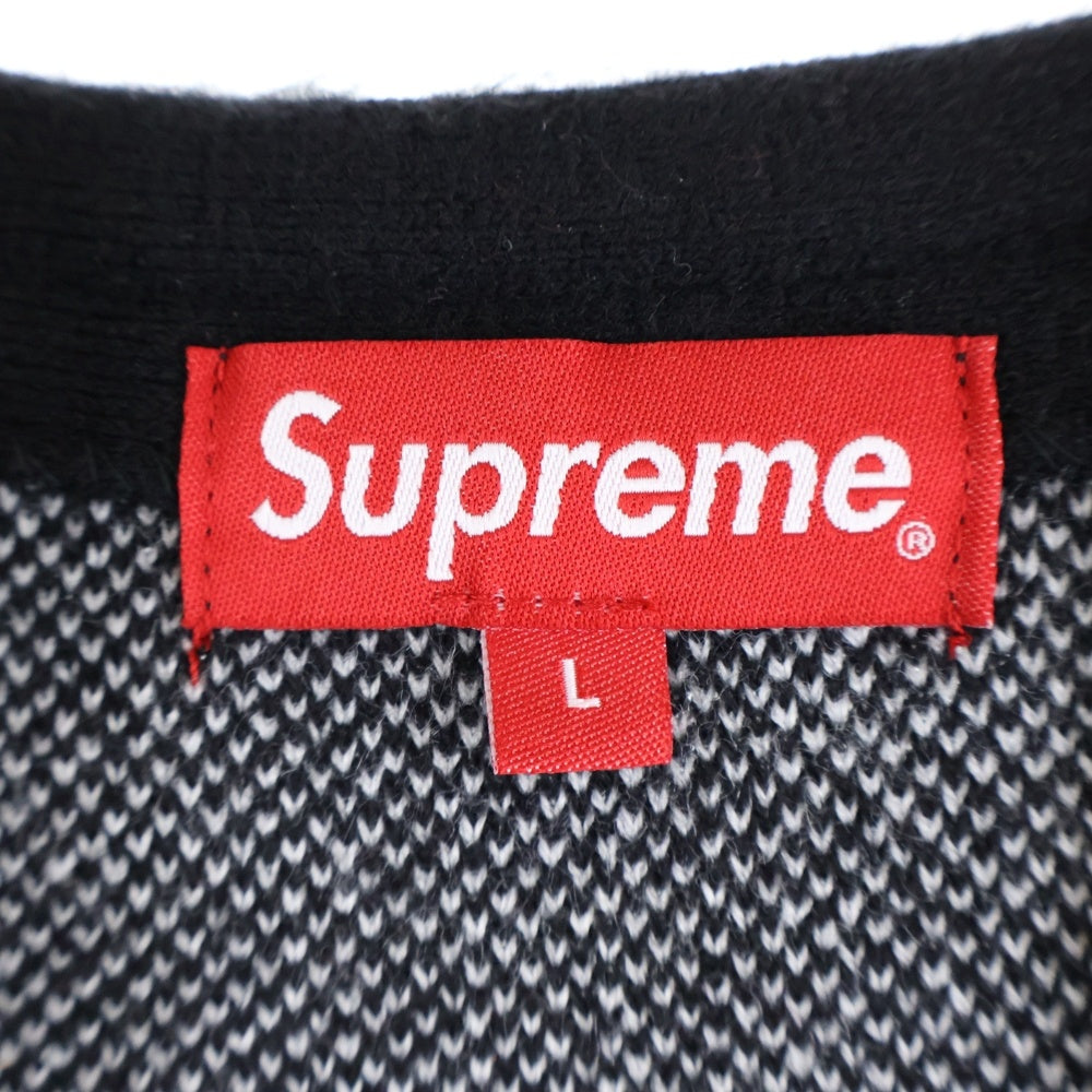 SUPREME(シュプリーム) 20SS Brushed Polka Dot Cardigan ブラッシュド ポルカドット カーディガン ブラック