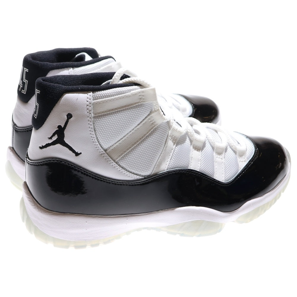 NIKE(ナイキ) AIR JORDAN 11 RETRO CONCORD エアジョーダン 11 レトロ コンコルド ハイカットスニーカー ブラック/ホワイト US9.5/27.5cm 378037-100